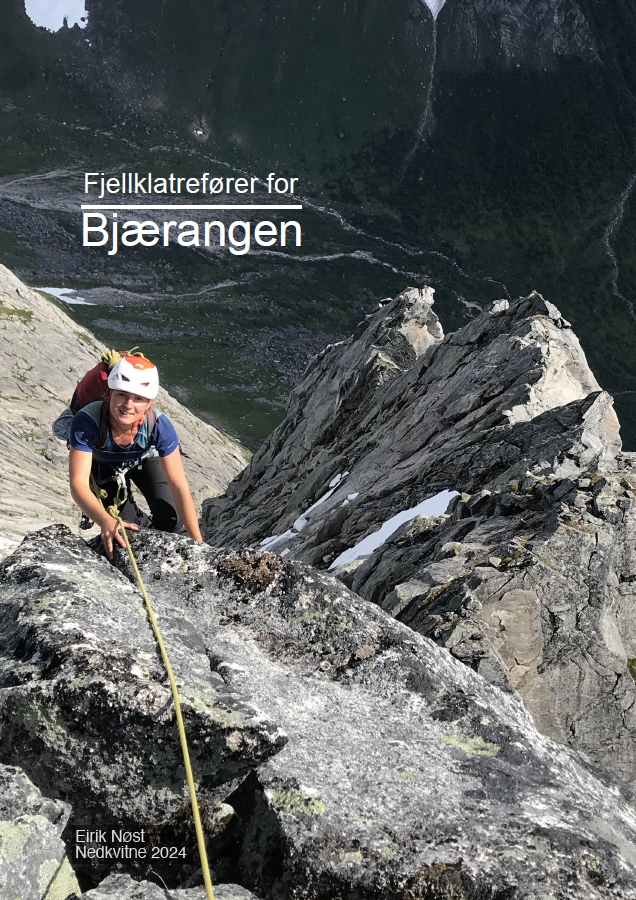 Bilde av framsida på klatrefører for Bjærangen